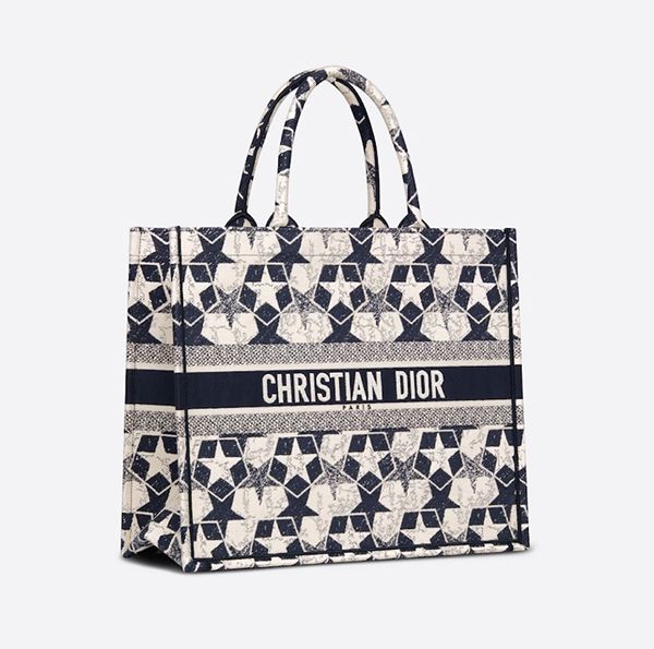 ディオール ブックトート コピー エトワール ネイビー&ホワイト